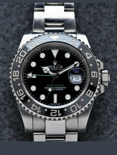 rolex gmt master ii black discontinued